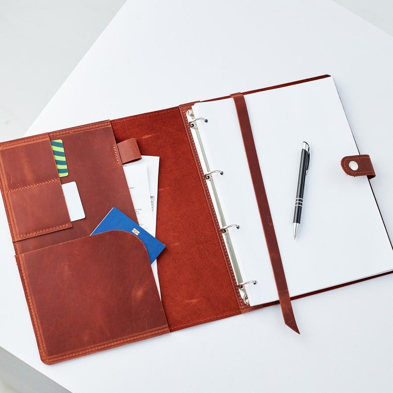 

Refillable leather journal,Leather binder cover,Leather binder a4,Binder a5 notebook,Planner binder a5,Leather refillable binder