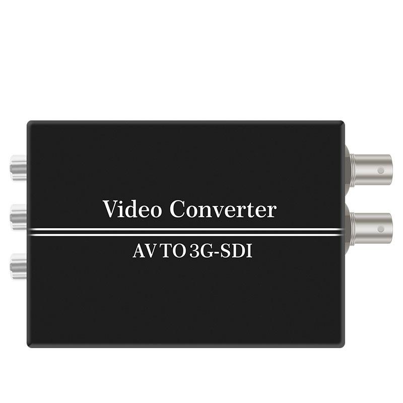 AV To SDI, Composite RCA Video + L/R Analog Stereo Audio TO HD & 3G SDI Converter for Projector