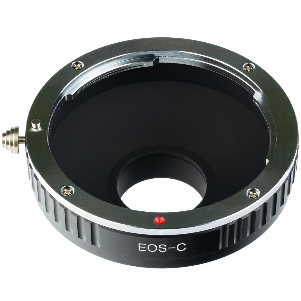 Rosfix Adapter C-Mount do Aparatu Canon EOS – Kompatybilność z Obiektywami EF i EF-S | Precyzyjna Metalowa Konstrukcja | Ręczne Sterowanie Ostrością