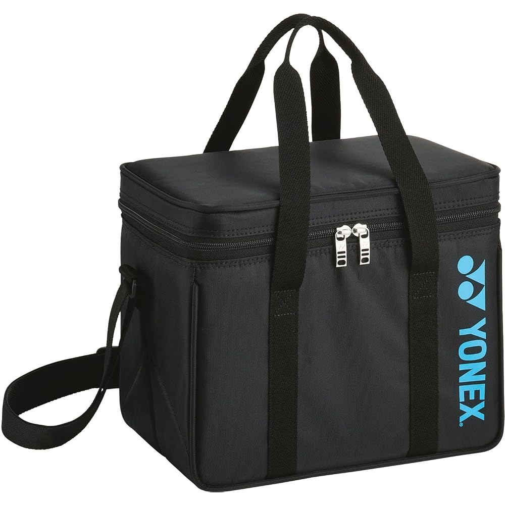 YONEX Tennis Cooler Bag with Zipper Black 25L Insulated Storage Bag