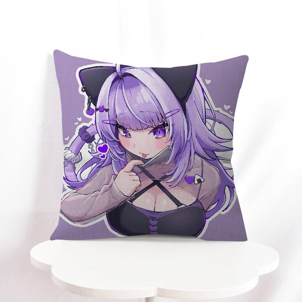 N-Nekomata Okayu Cushion Cover Decorative Pillow Sofa Home Decor Case Pillow Cases