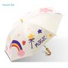 Paradise Umbrella 70% off Sun Protection Parasol Six-Rib Ultra-Light Cute Umbrella for Sun and Rain Dual Use Umbrella for Men and Women Students