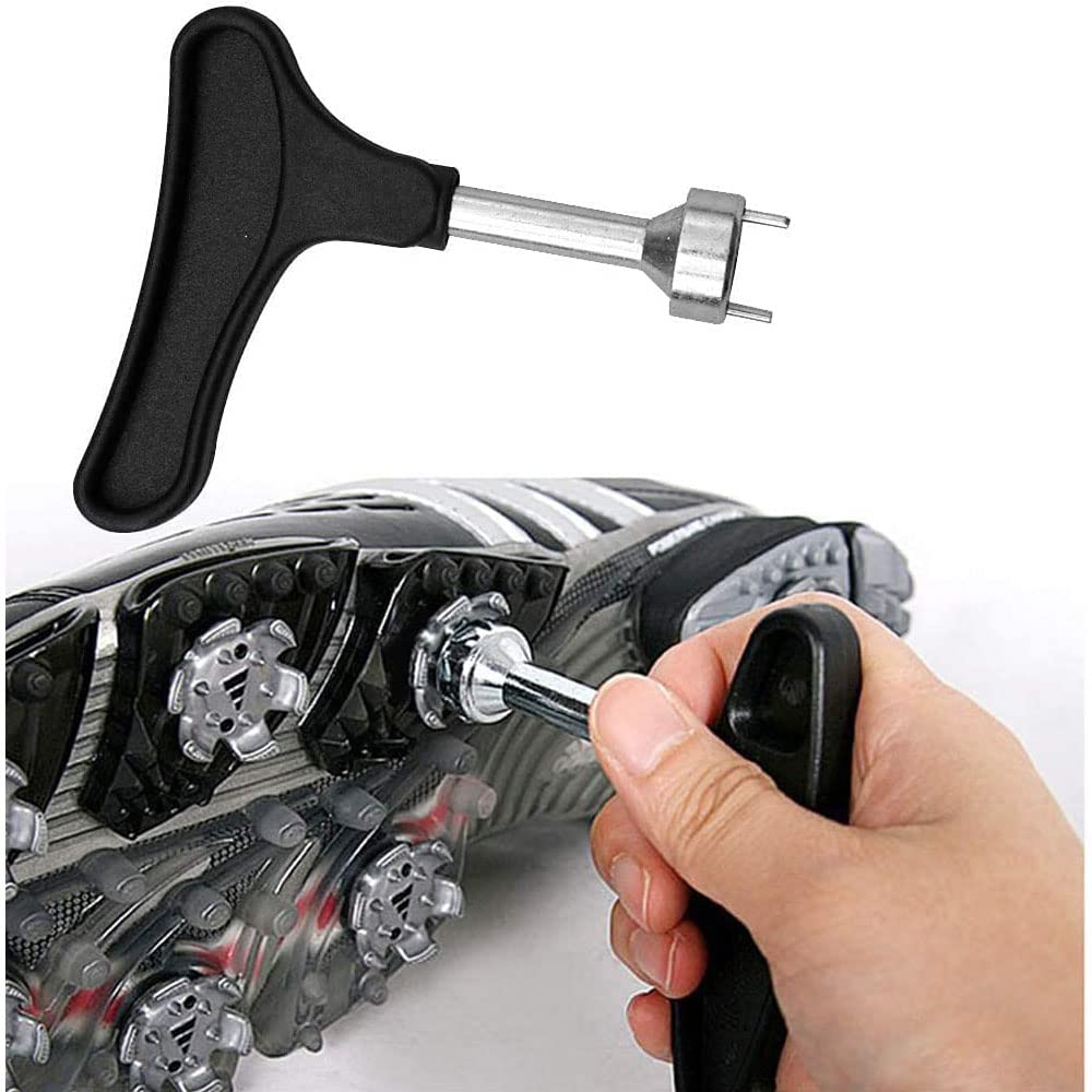 Golf spike wrench replacement 1 piece golf shoe spike studs