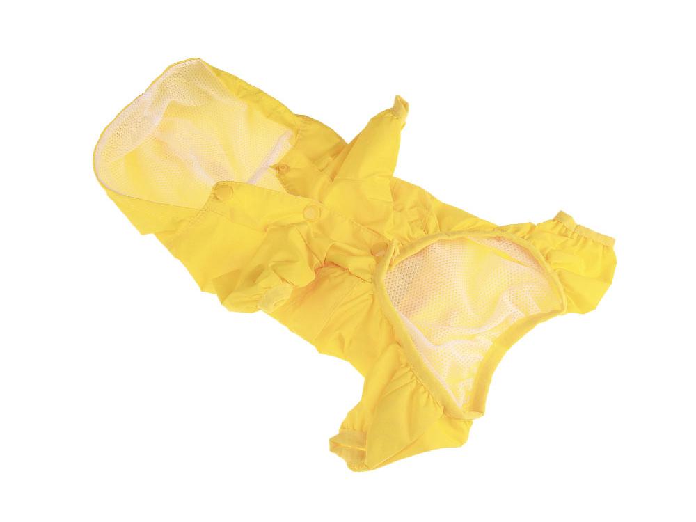 Dual-Layer Mesh Dog Raincoat with D-Ring - 3 Colors & 6 Sizes