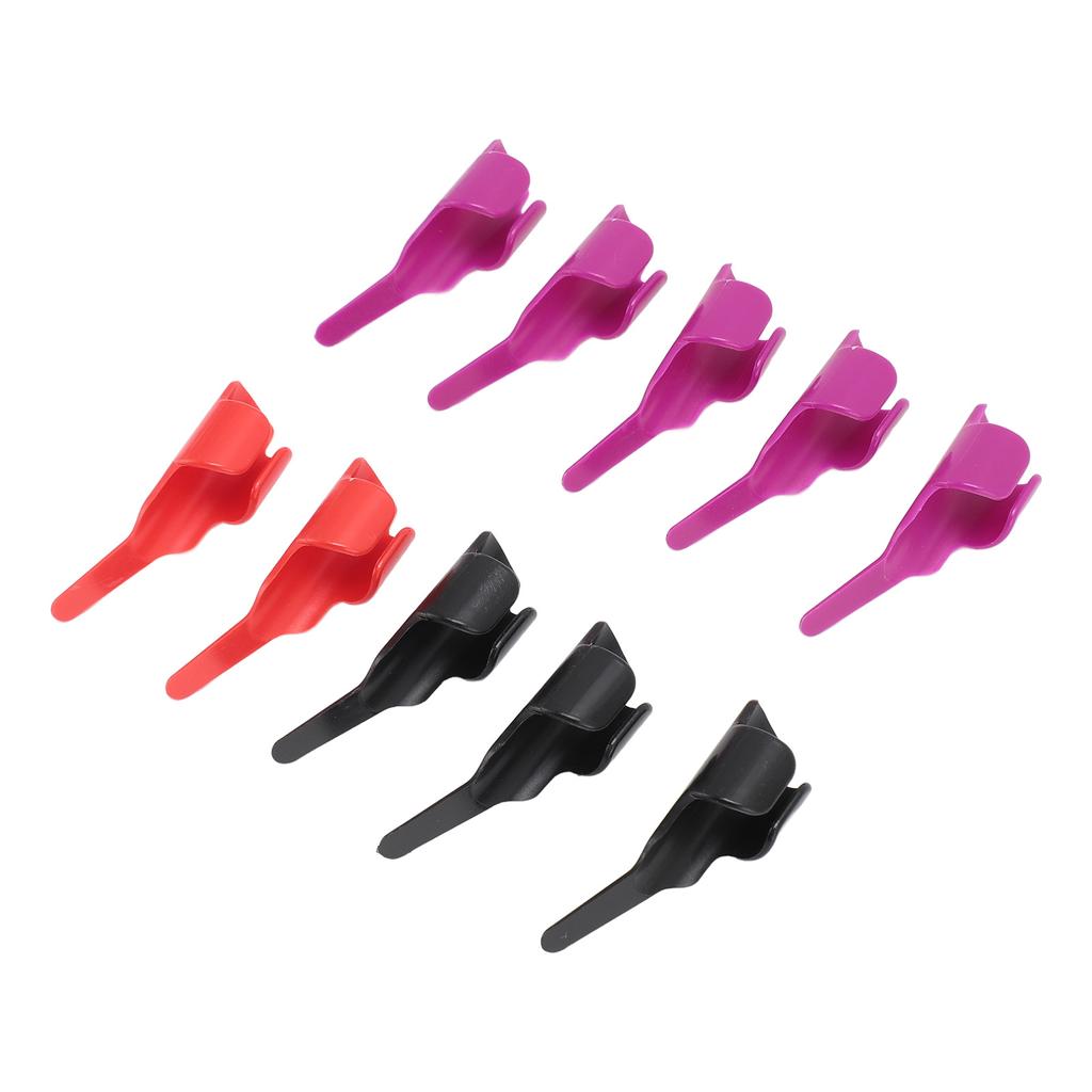 10pcs Sewing Fingerthing Pusher Thread Controller Colourful Finger Protector Awl and Fabric Pusher Sewing Fabric