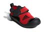 adidas Mickey C Fabric Low Top Kids' Skateboarding Shoes Black Red Kids' F35863
