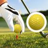 4-pack skumgolfbollar Träningsgolfbollar Realistisk känsla Begränsad flygträning Sportboll Elastiska skumbollar för inomhusbruk utomhus