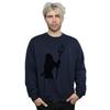 DC Comics Mens Aquaman Mono Silhouette Sweatshirt