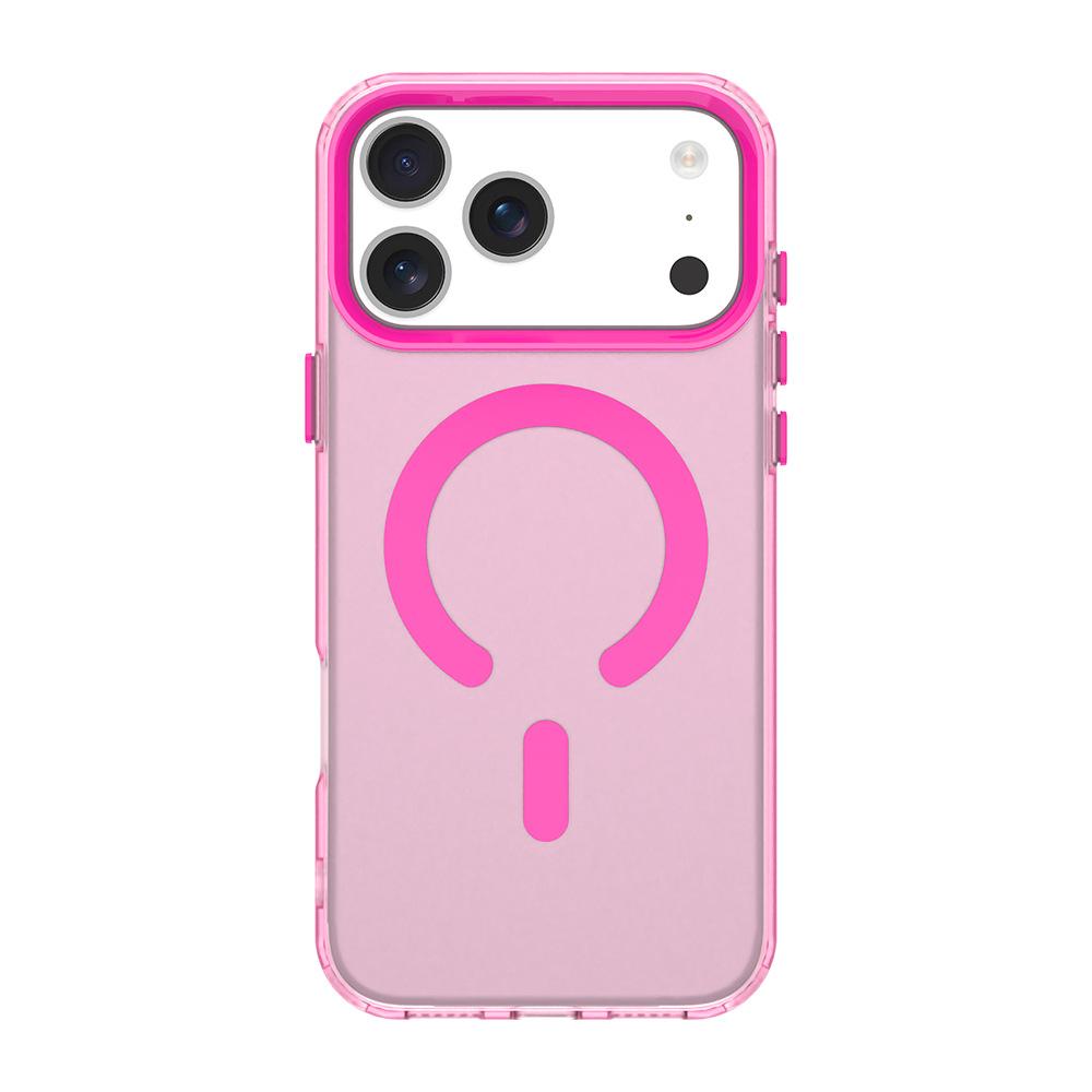 Candy magnetic suction matte transparent color suitable for iPhone17Promax mobile phone case Apple 17Air anti-drop protective case