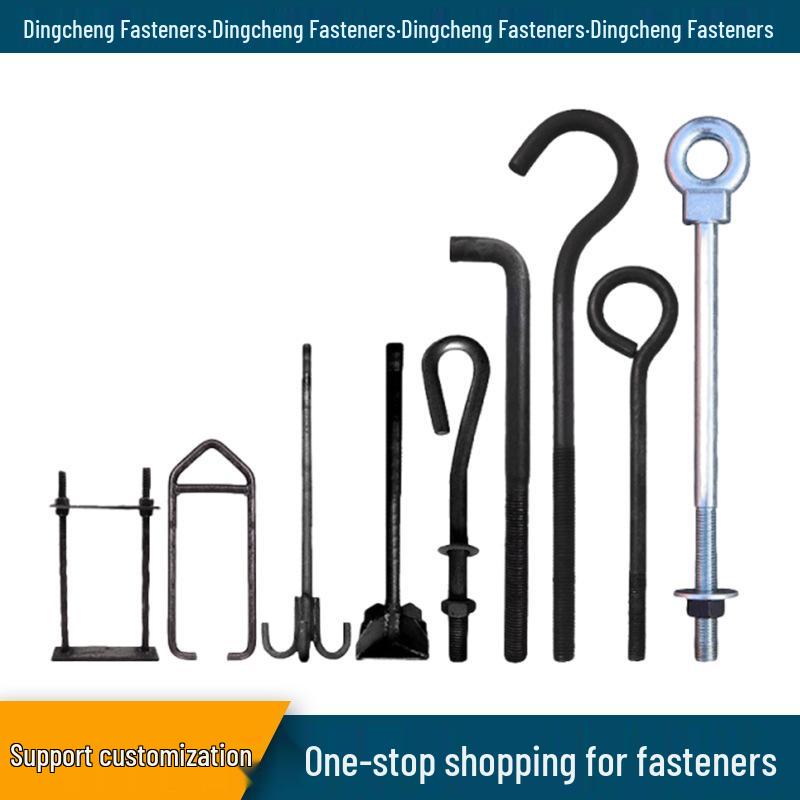 Анкерные болты L-образного, 7-образного и зонтичного типов для стальных конструкций и сварные анкерные винты Anchor Bolt