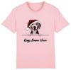 FOXHOUND Personalised Christmas Dog T-Shirt Mens Womens Kids Dogs Name Pet Gift