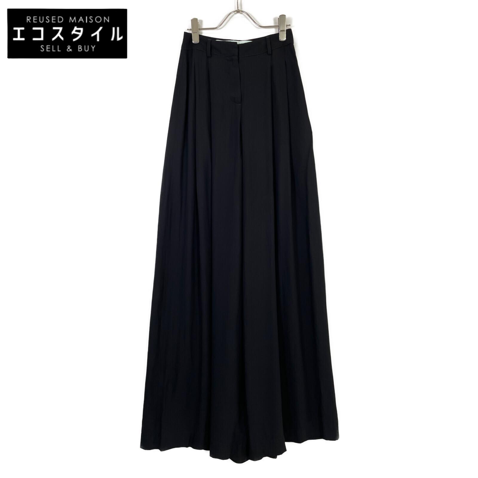 

OFF-WHITE OWCA078F18A71053 Black high waist over wide pants Bottoms 36 blackUsed