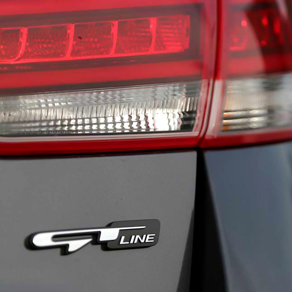 3D ABS GT LINE Car Body Tail Badge Sticker Decoration Decal For KIA Sportage Niro Rio Ceed Picanto Optima K3 Cerato Soul Sorento