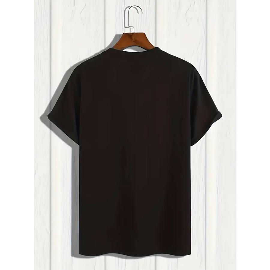 Men's Trendy Graphic Summer Tees California Print Shoulder T-Shirt