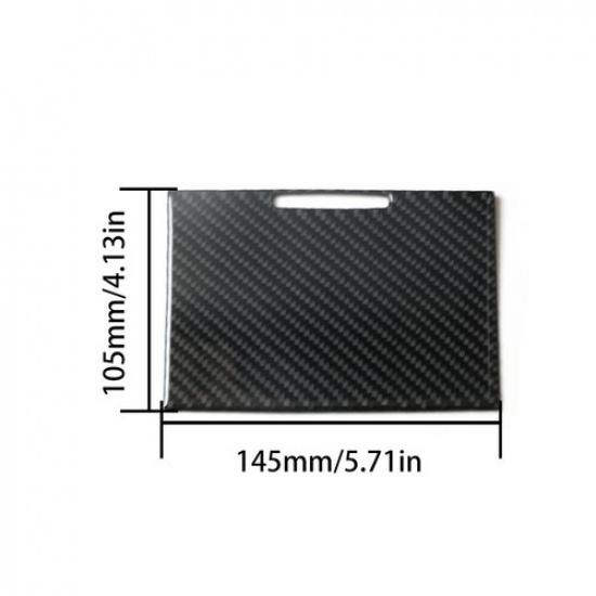 Carbon Fiber Interior Central Storage Box Cover Trim For 2007-2009 Toyota Camry