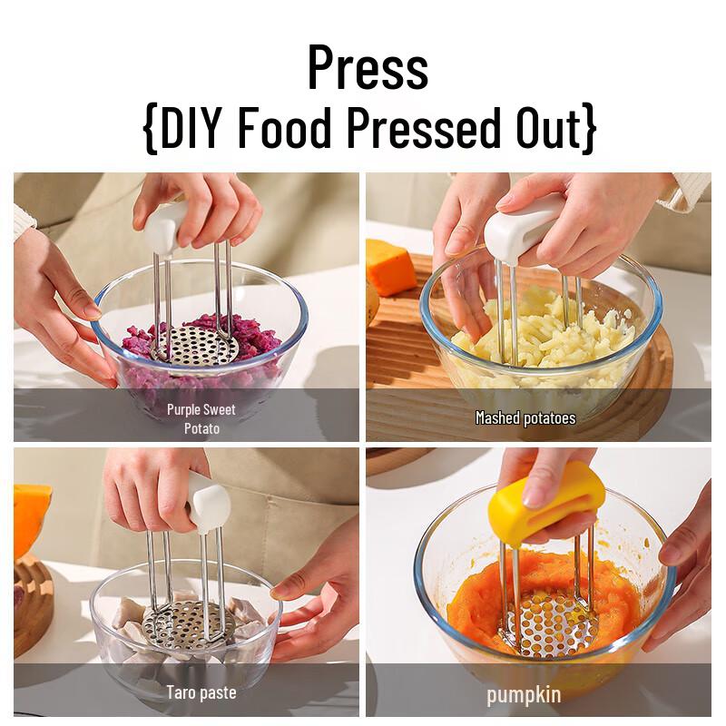 KATEI STORY Japanese 316 Stainless Steel Potato Masher