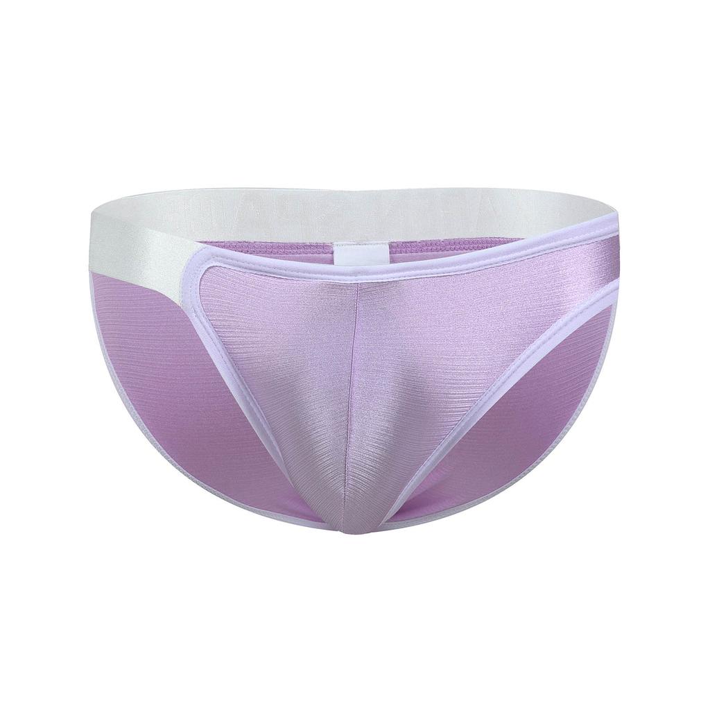 Men's Sexy Lingerie Briefs Men's Sexy Elastic Ice Silk Briefs Men's