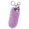 K Company Sanrio Characters Tail-Shaped Fur Keychain Kuromi SAC-SF-KU