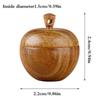 Neue Mini-Medikamenten-Pillendose aus Holz, tragbares DIY-Zubehör, Holz-Pillen-Organizer, Reise-Pillendose, Anhänger-Schlüsselanhänger