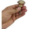 Handmade Gold Finished Classic Brass Door Knobs for Cabinets, Drawers, Wardrobes and Kitchen Cupboards - Set of 4 (38mm)