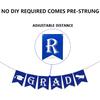 2026 Congrats Grad Banner with Graduation Cap Sign(Assembled) Class of 2026 Graduation Party Supplies Congratulation Grad Garland To Celebrate
