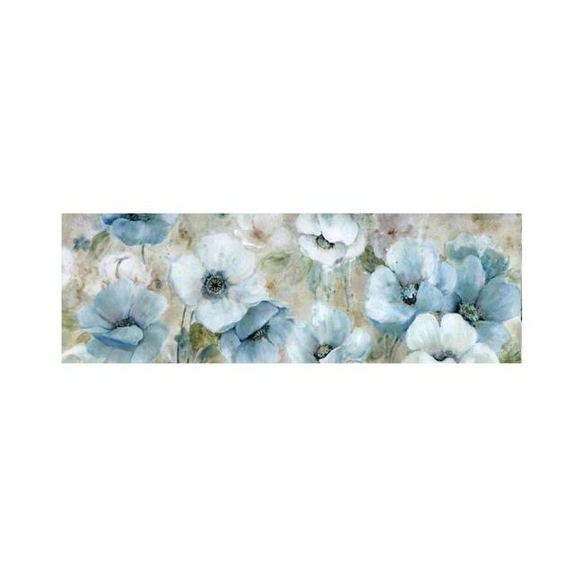 Modern Landscape Canvas Painting Abatrat Yellow Blue Flower Posters And Prints Wall Art Pictures For Living Room Decor No Frame