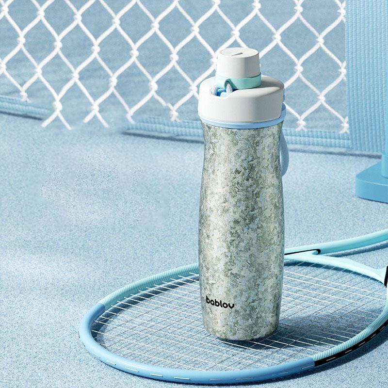 Bablov Pure Titanium Insulated Cup Men's Portable Sports Cup Women's Titanium Flasks Outdoor Cycling Mountain Climbing Water Cup