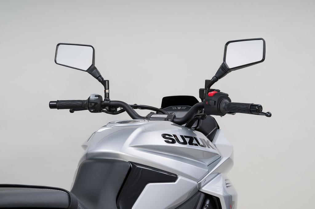 Tanax NA-015L Motorcycle Mirror, Napoleon Cross 2 Mirror EX, Left Side Use, 1 Piece