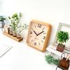 KATOMOKU Muku Clock 19 Oak Wall Clock with Continuous Second Hand, km-133OA, 280mm X 220mm (Quartz Clock)