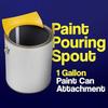 1 2pcs Plastic Pouring Spout For Gallon Paint Cans Portable Reusable Multi Function All In One Pouring Accessory