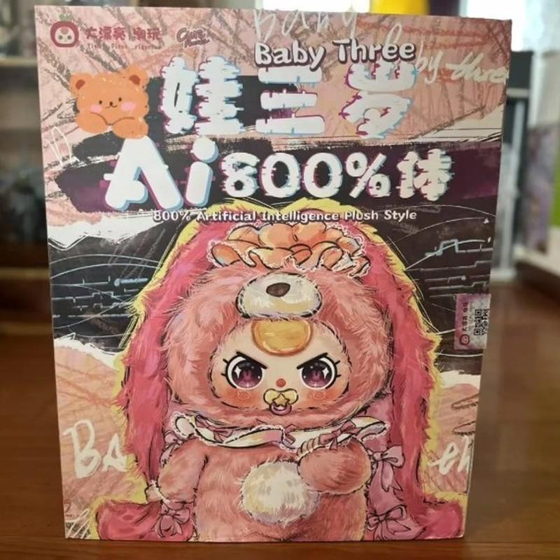 

Baby Three Ai 800 Series Surprise Display Figurine Plush Interactive Voice Doll Girls Present Collectible Plaything
