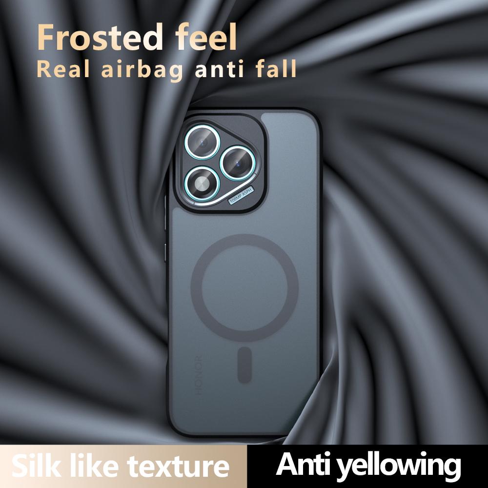 For Magsafe Magnetic Wireless Charging Case For Honor 400 Lite Honor400Lite Shockproof Matte Back Cover Coque