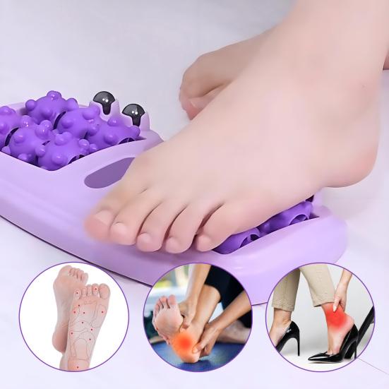 Cat Paw Foot Massager Reflexology Roller with Magnetic Beads Massage Device for Plantar Fasciitis Relief Portable Arch Pain Relief Tool