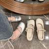 New Chinese Gentle Mary Jane Girl Shoes New Thick Heel Granny Shoes Fairy Style Pumps Shoes for Spring 2025