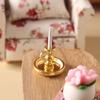 1:12 Dollhouse Miniature Candle Holder Candlesticks Model Home Decor Kids Pretend Play Toy Doll House Accessories
