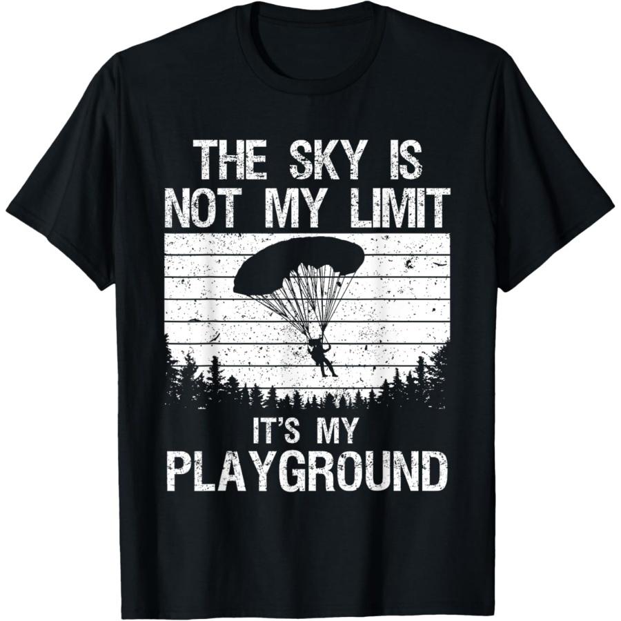 

Funny Skydiving Art For Men Women Skydive Lover Skydiver T-Shirt XXXXXL чорний