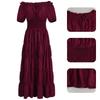 Medieval Renaissance Stage Cosplay Costume Halloween Retro Women's Long Dress Cosplay Role-Playing Costume