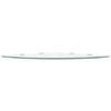 Corner Wall Shelves 2 pcs with Chrome Colored Brackets Transparent Glass