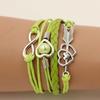 SUMENG Brand Leather Bracelets For Women Wrap Infinity Love Heart Pearl Friendship Antique  Charm Bracelet Pulseira 2024