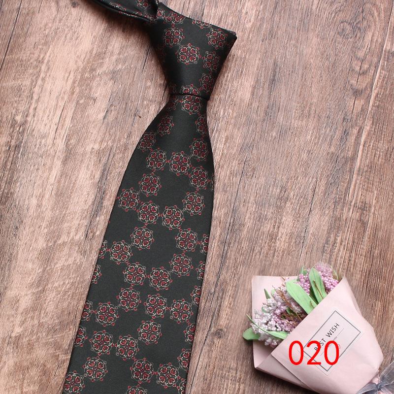 Rael Men'S Tie Business Dress 8Cm Printed Polyester Tie, Flower Casual Professional Tie