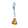 Portable Badminton Shaped Decoration Keychain Polylactic Acid Colorful Designs Multipurpose Accessory for Everyday Life