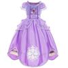 Prinzessin Sophia Halloween-Kleid für Kinder mit Ärmeln