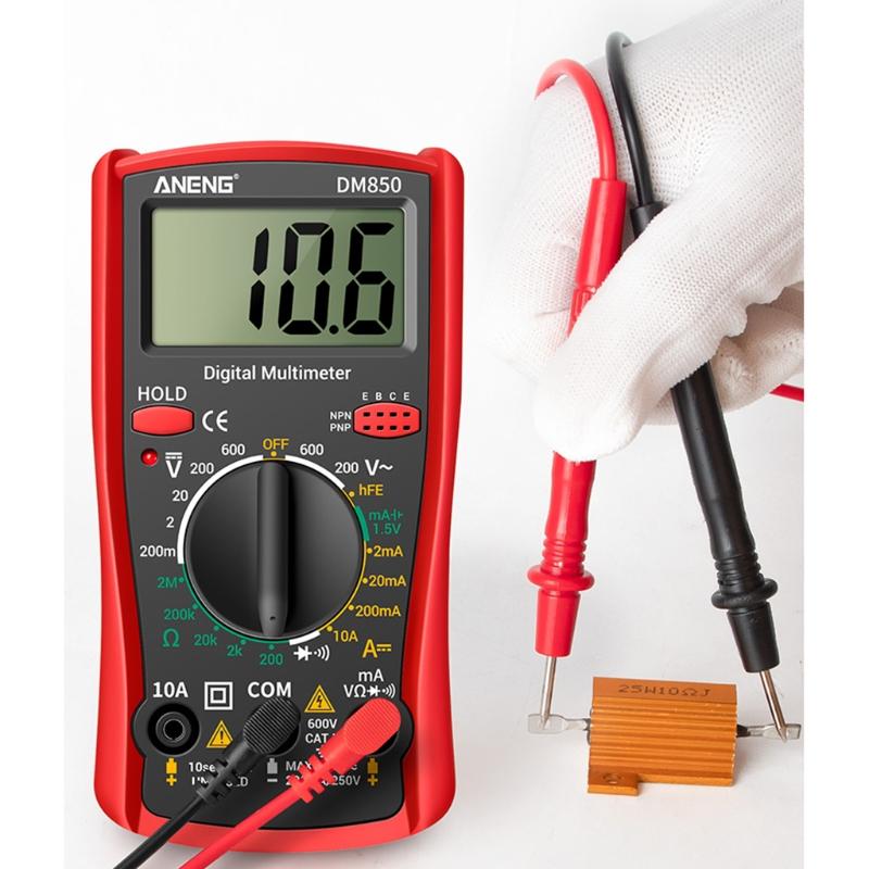 A-neng Dm850 Automotive Multimeter Rms Multimeter Voltage for Smart Voltmeter Pliers Amper Capacimeter Electric Tools
