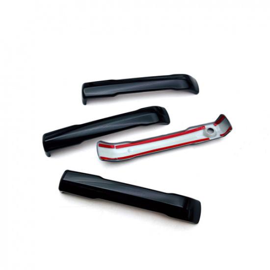 Bright black Front Door Handles Cover Trim For Toyota Tacoma 2024