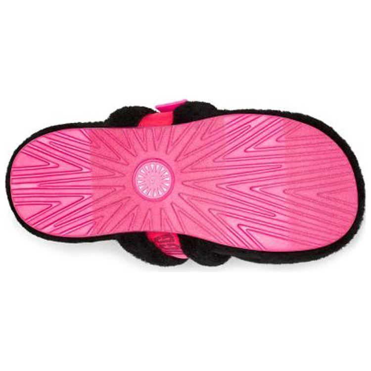 UGG Fluff It Fabric Fashion Comfortable Slippers Men slippers Black Pink 1118150-TPBC