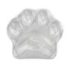 50pcs Nail Art Color Display Card Transparent Glass Cartoon Cat Paw Shaped Nail Polish Color Card