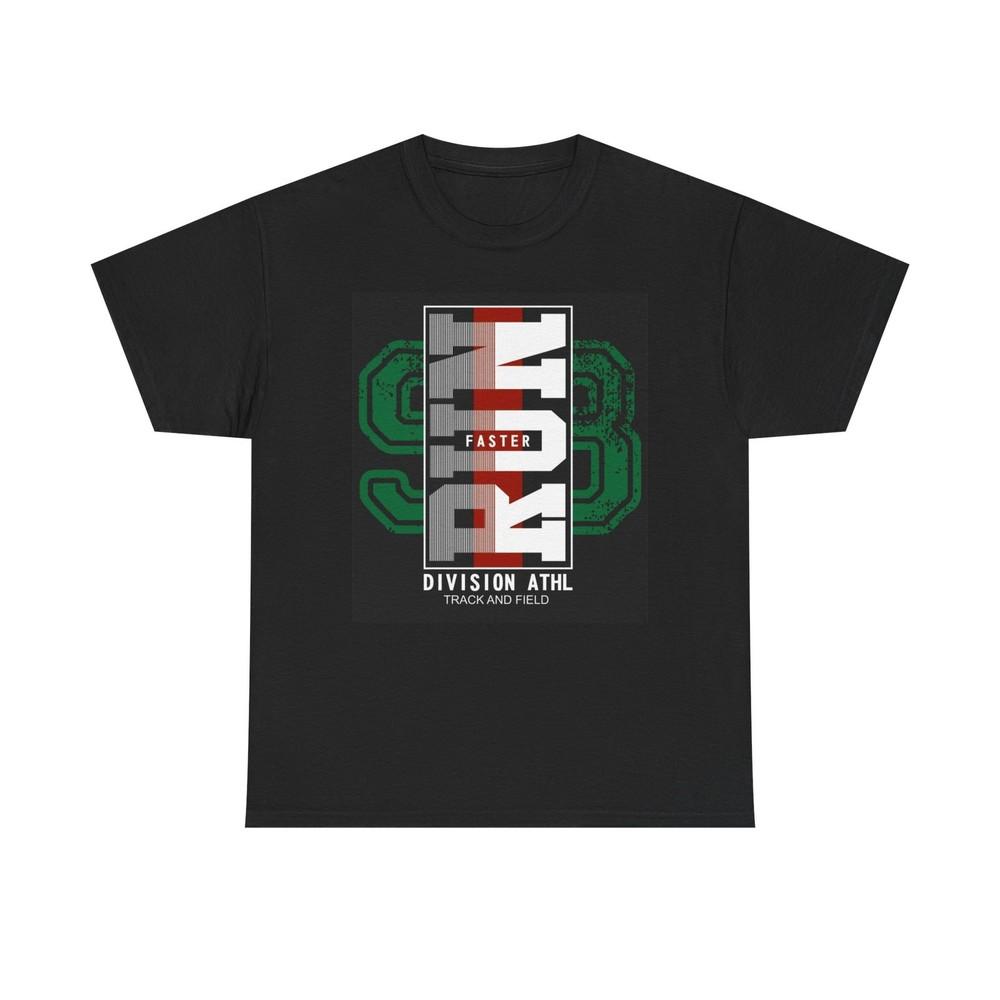 Run Faster Graphic T Shirt Track And Field Unisex Heavy Cotton Tee Unisex T-Shirt XXL