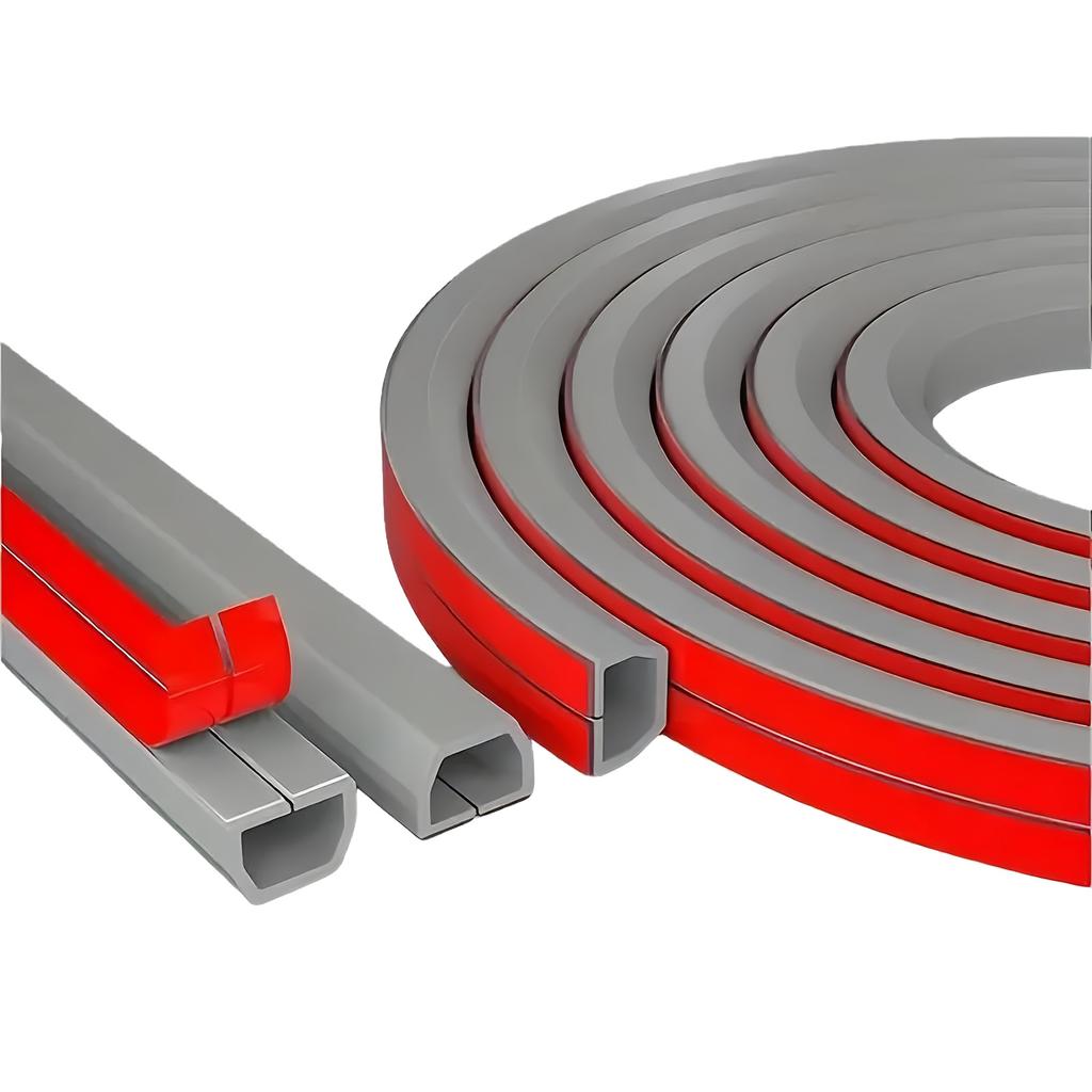 Invisible Wire Hider Cable Sleeve Easy Installation for Floor Cord Protections with Flexible Length Adjustable