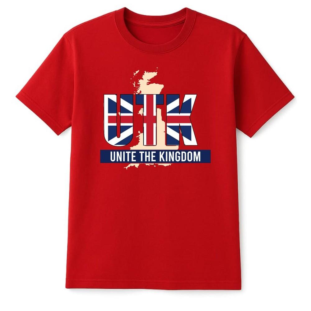UTK Unite The Kingdom Tshirt September 13 March Unity Pride British Patriot Top S