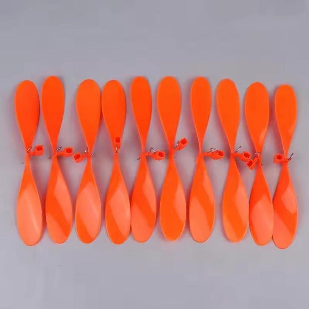 10pcs 2 Colors Rubber Band Powered Propellers Plastic Car Propeller For Student Airplane Projects